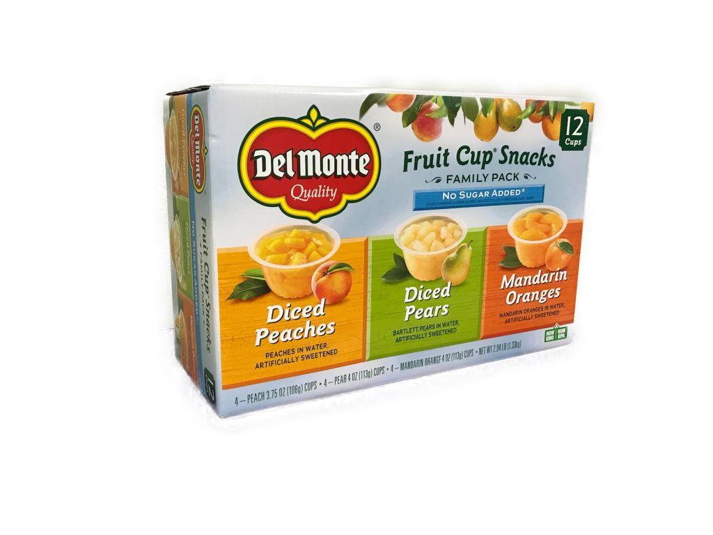 Fruit Cup Snacks Vty 12pk (Pch,Pr,MO)